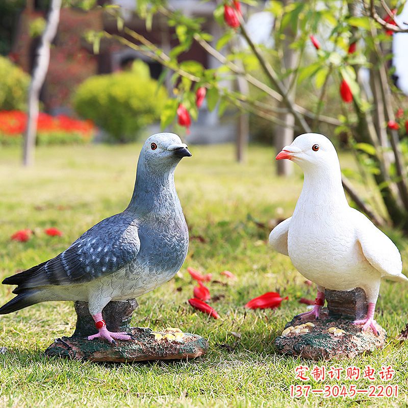 金华中领雕塑:精美和平鸽雕塑