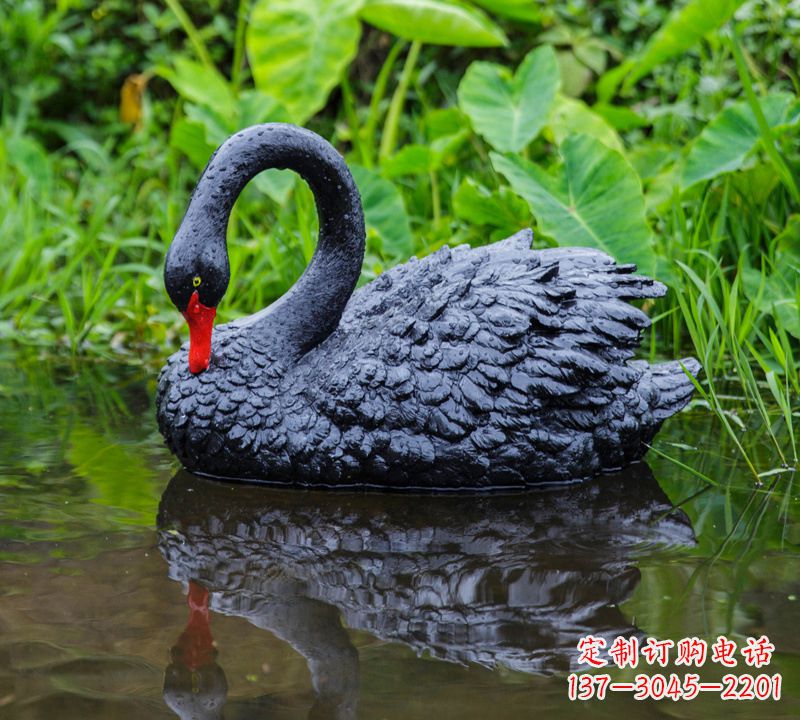金华优美雕塑,精致天鹅雕塑