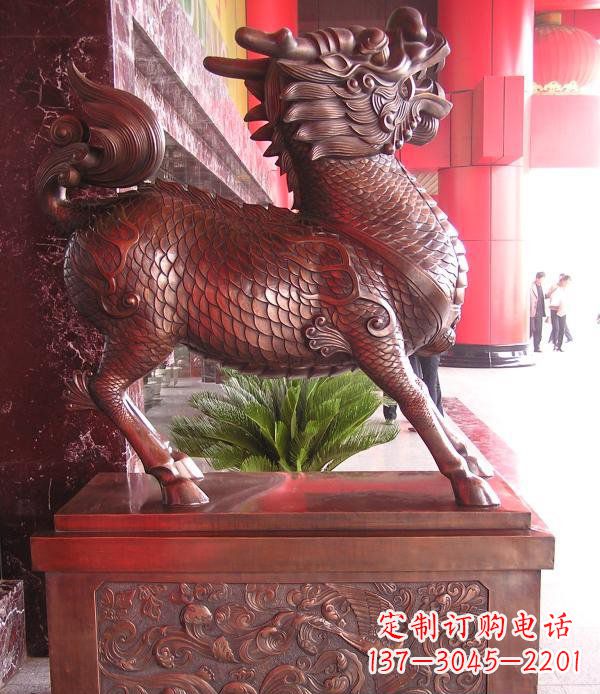 金华麒麟雕塑:领略古典魅力