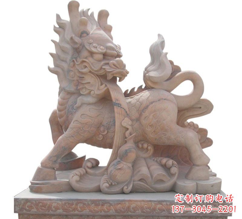 金华魅力十足的麒麟石雕