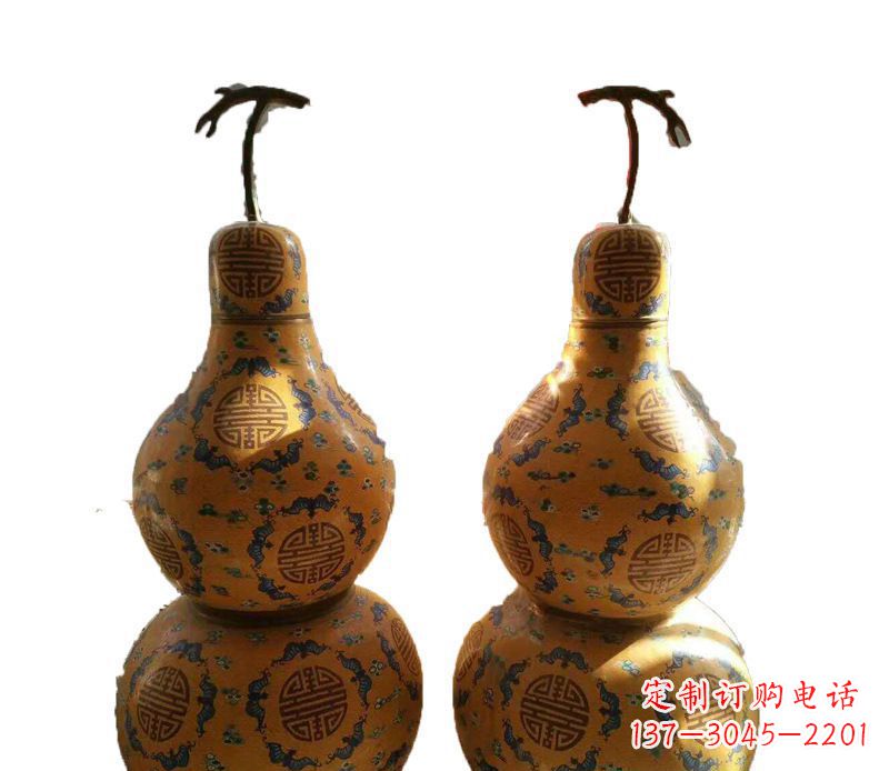 金华传统文化精美葫芦铜雕
