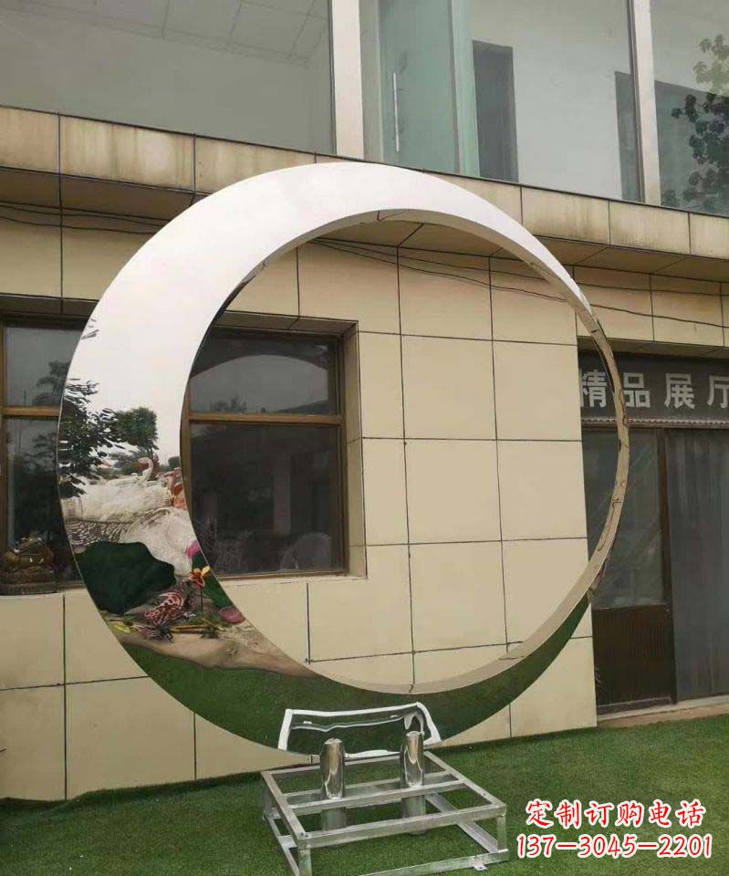 金华完美的不锈钢圆环雕塑