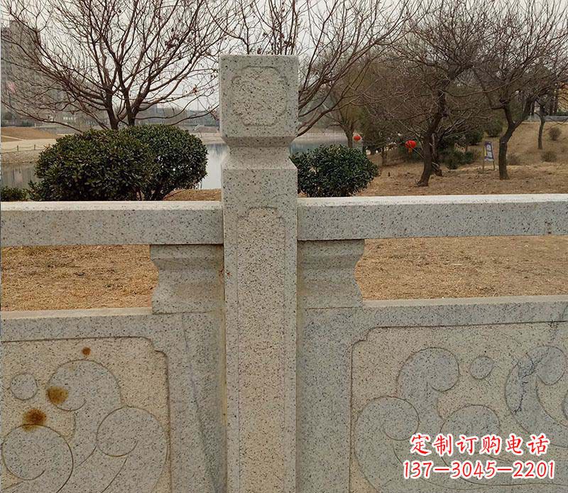 金华户外大理石栏板石雕 (2)