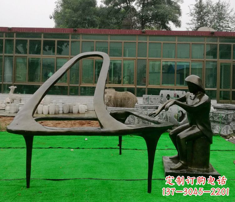 金华精美钢琴雕塑,完美结合实用性与艺术美感