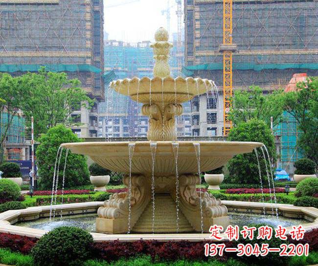 金华多层次喷泉雕塑,为您带来清凉夏日