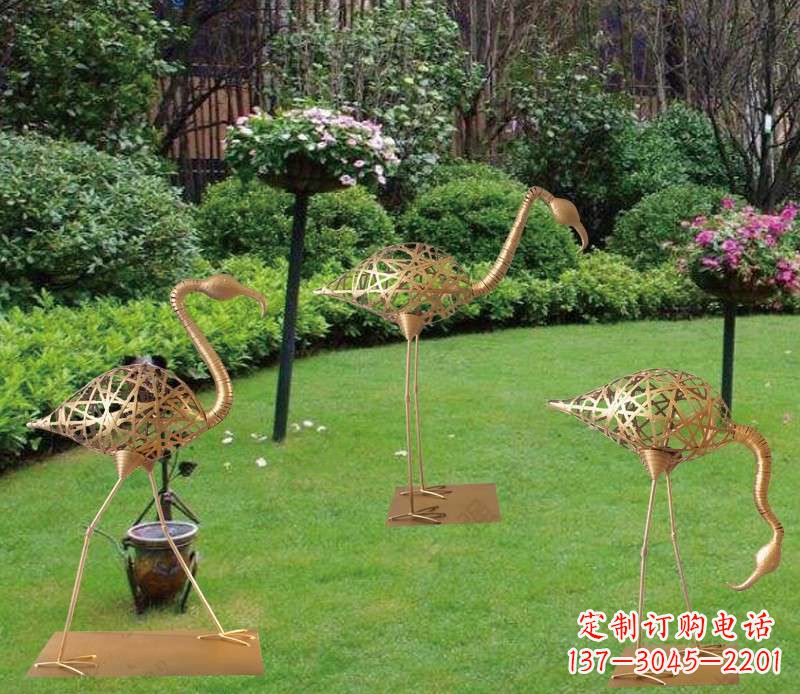 金华户外火烈鸟雕塑