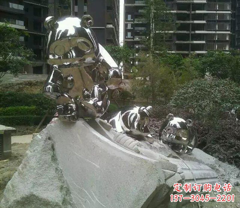金华户外熊猫雕塑