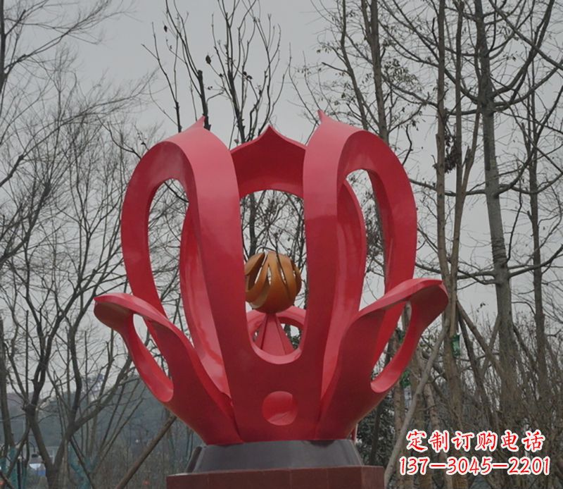 金华巧夺天工的紫荆花雕塑
