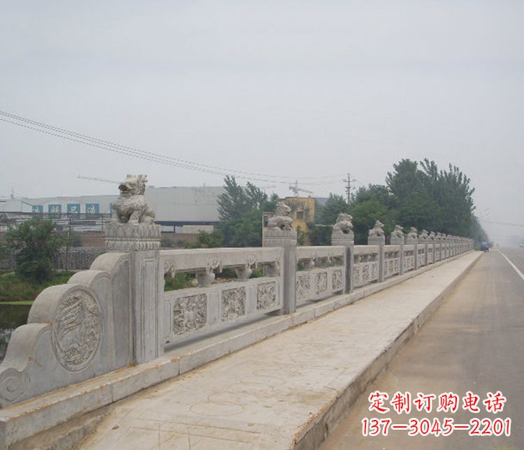 金华专业的护城河大理石栏板石雕