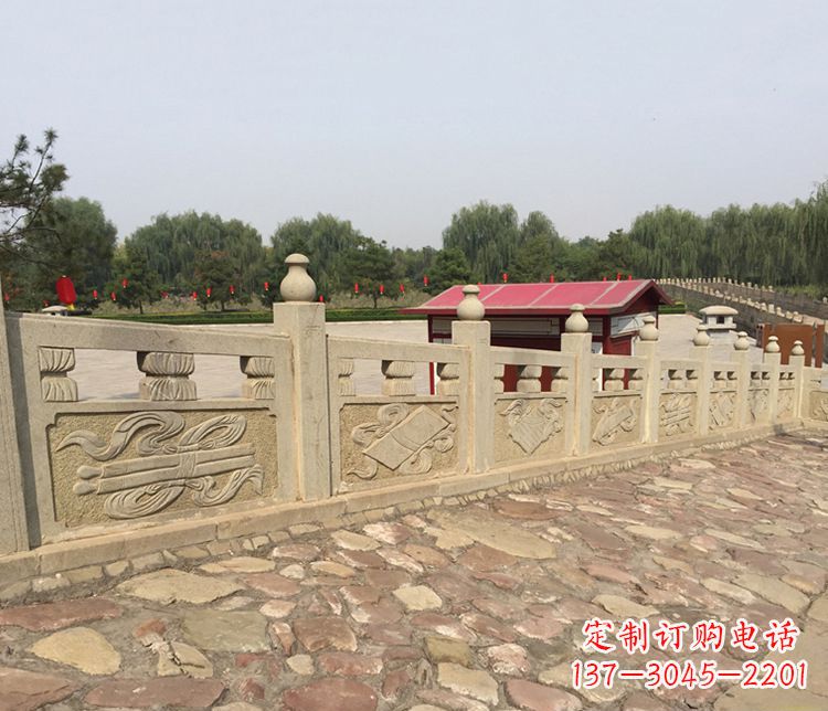 金华护城河大理石栏板雕塑