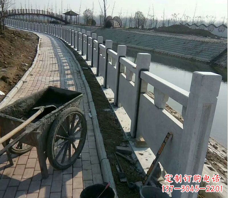 金华精美大理石栏杆石雕