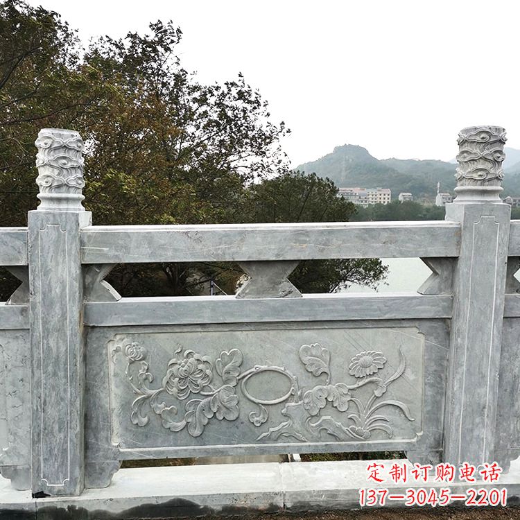金华花岗岩石雕栏板，美轮美奂