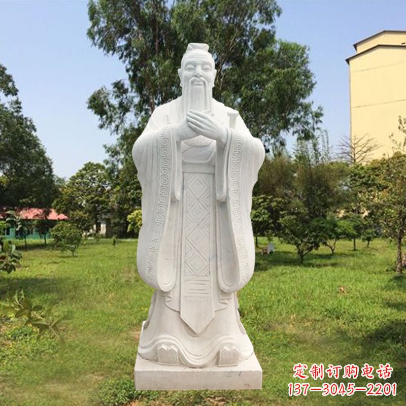 金华精雕细作,欣赏华师孔子雕塑