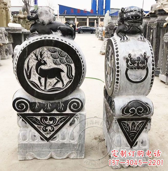 金华品质卓越的黄山石雕门墩石