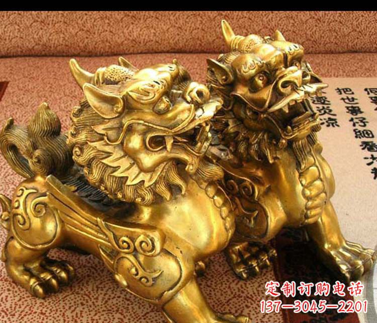 金华超级定制麒麟雕塑,尊享贵族尊贵