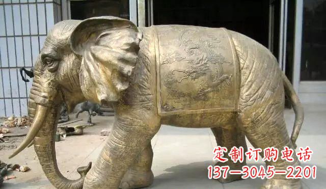 金华黄铜吉祥大象