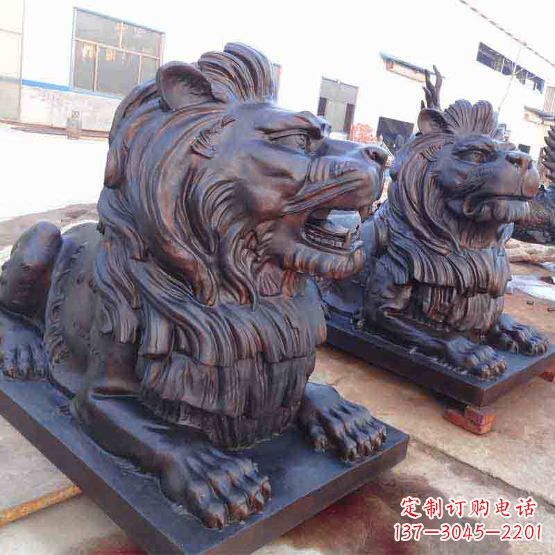金华中领雕塑打造精致的狮子雕塑