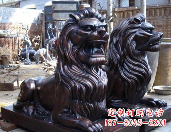 金华汇丰狮子铜雕