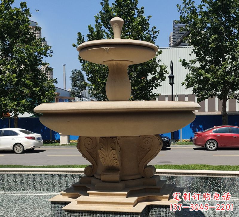 金华恵安石雕风水球-祈福家庭幸福