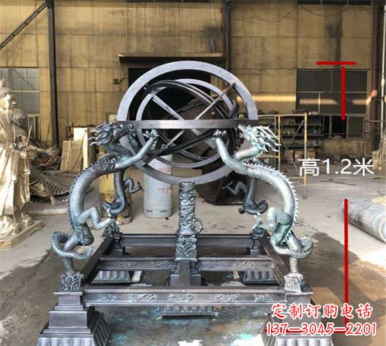 金华浑天仪古代仪器校园景观雕塑