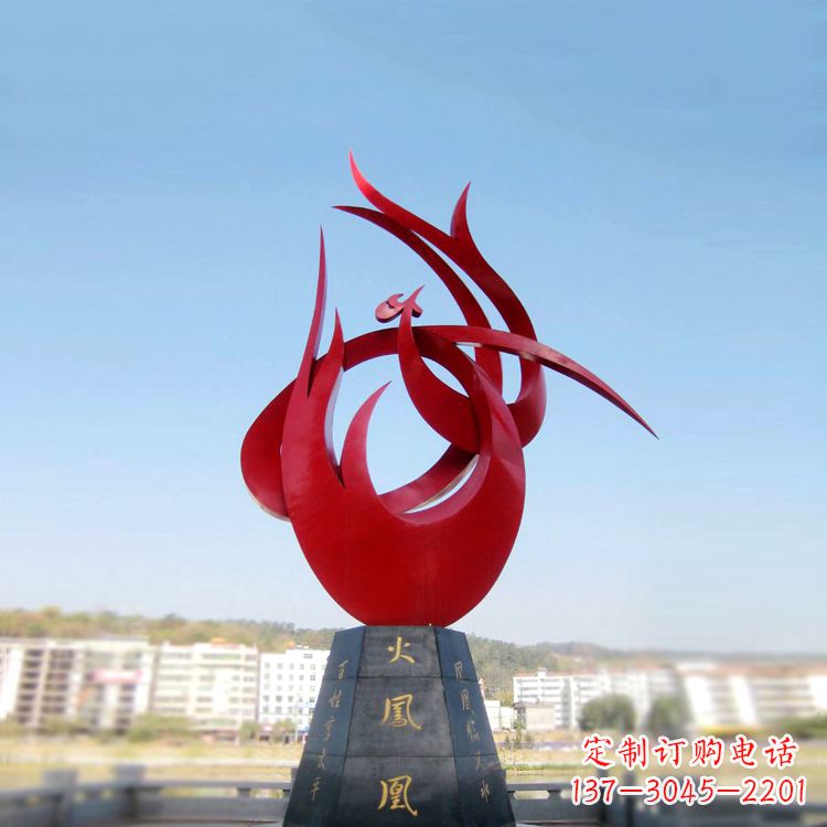 金华火凤凰不锈钢雕塑,凝聚精致,传递闪耀