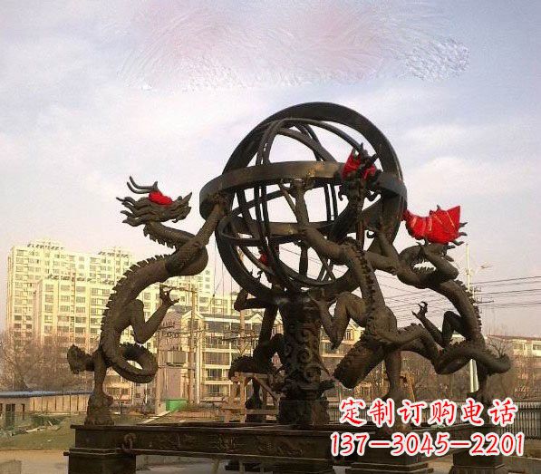 金华浑天仪铜雕:以精湛的手工雕刻出活生生的精美作品