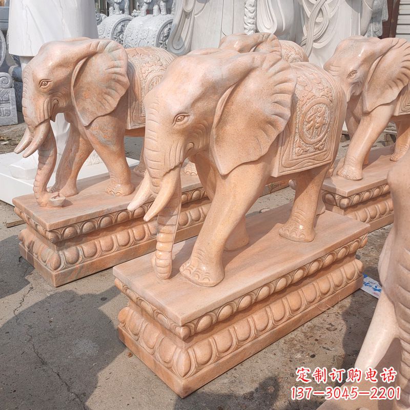 金华中领雕塑:大象雕塑吉祥如意