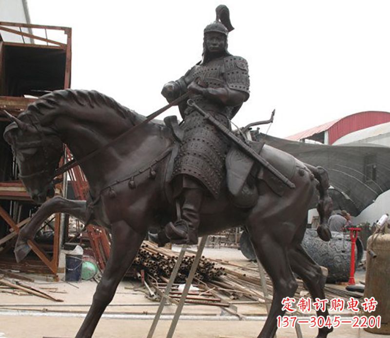 金华将军骑马铜雕,聚焦古典品质