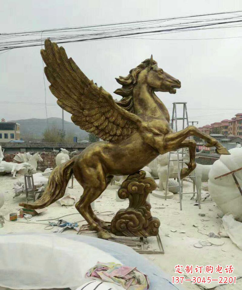 金华祥云飞马铜雕,艺术品之美