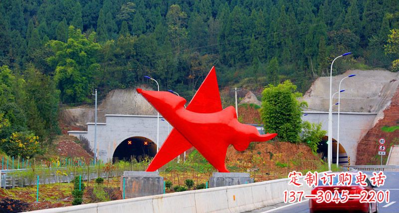 金华不锈钢五角星雕塑——把美好变成珍藏