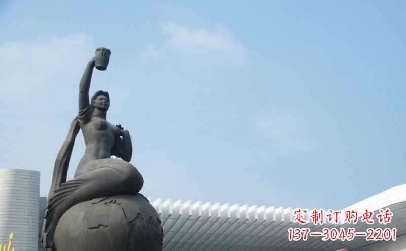 金华中领雕塑推出的精美雕塑——铜铸地球塑像,…