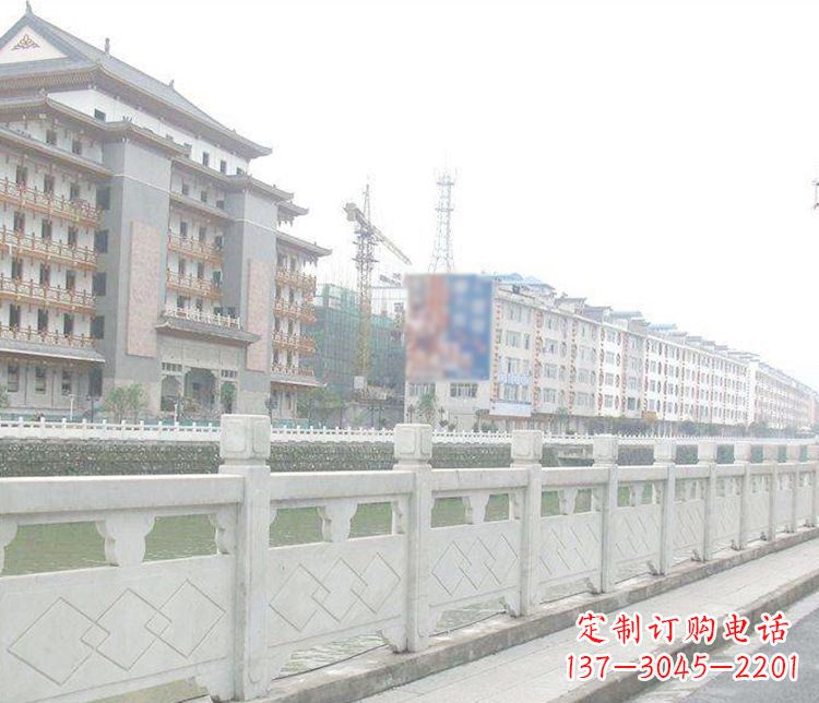 金华流光溢彩的大理石栏板石雕
