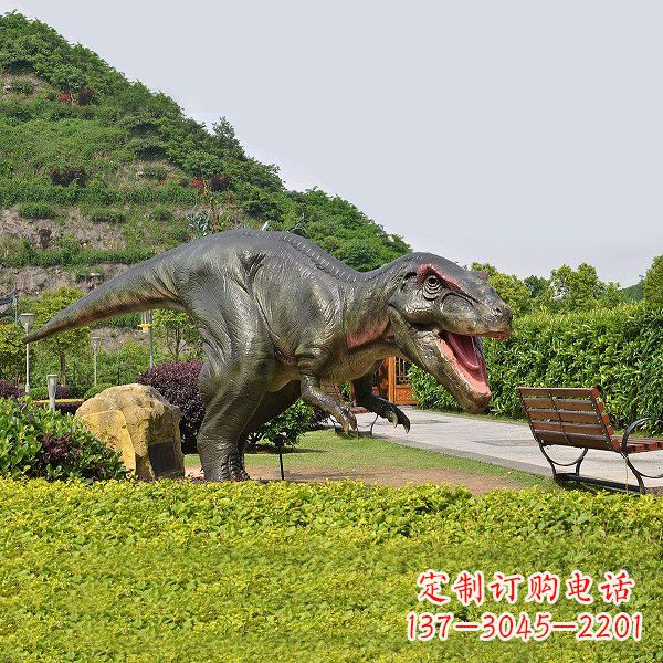 金华精美玻璃钢制霸王龙雕塑