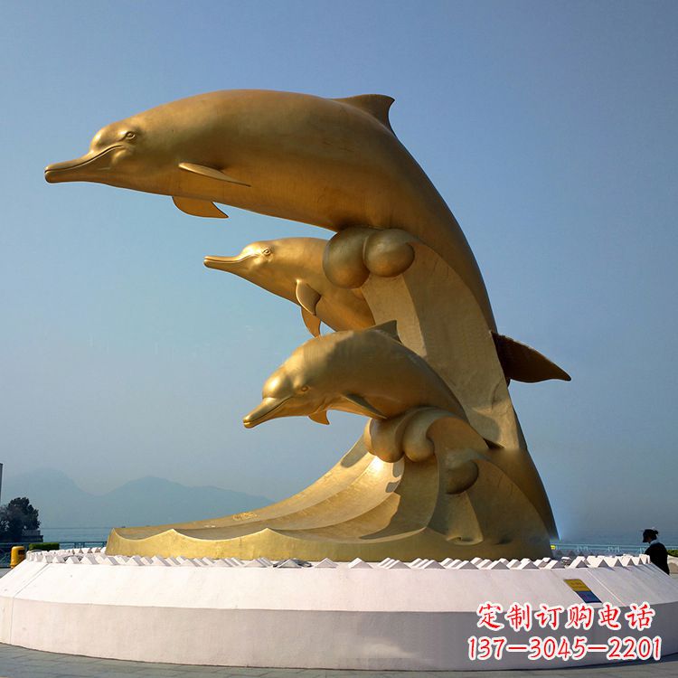 金华中领雕塑:海豚雕塑