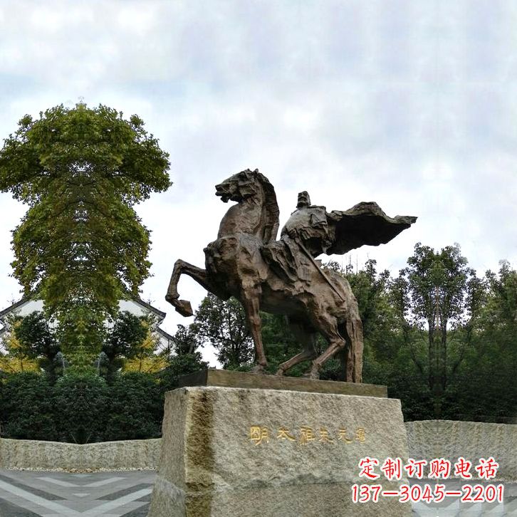 金华华夏文明领袖朱元璋铜雕塑