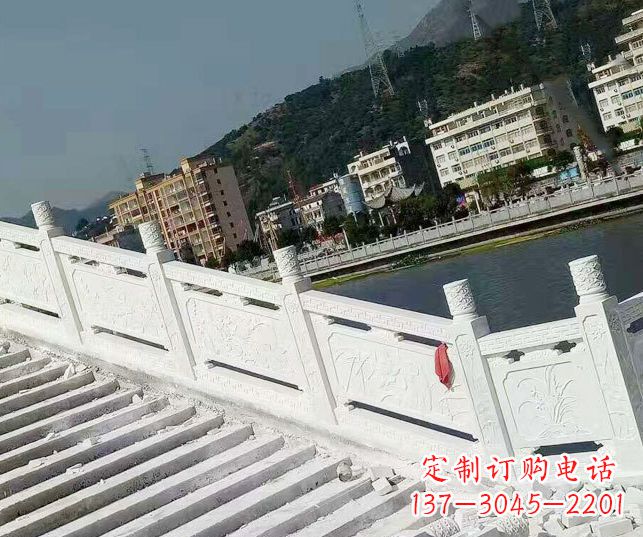 金华景区汉白玉栏板石雕