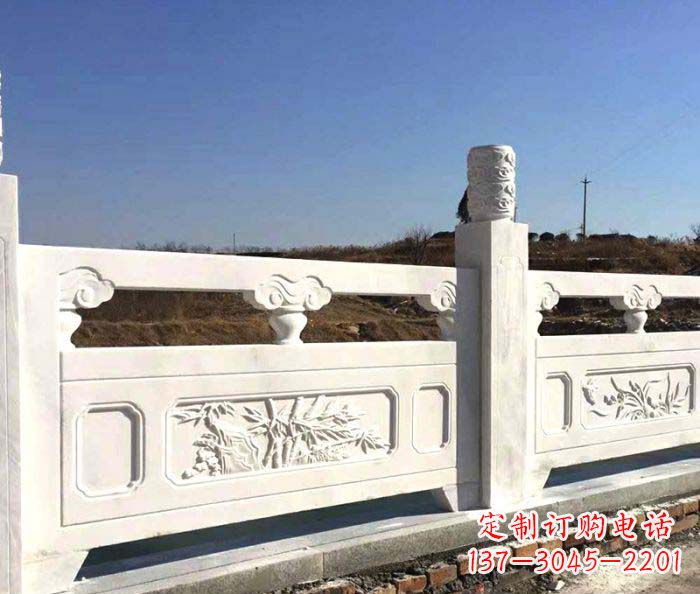 金华泰安中领雕塑汉白玉石浮雕栏板