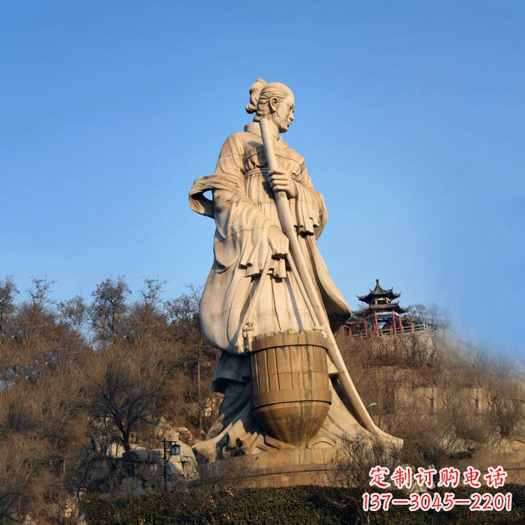 金华重温历史的美女雕塑