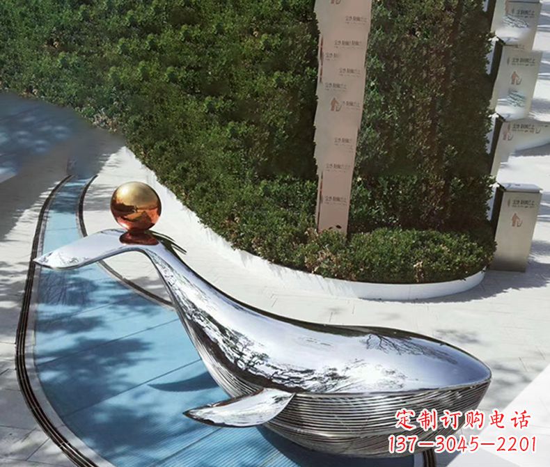 金华镜面不锈钢海豚,一种质感的诠释