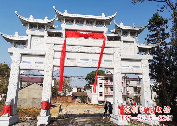 金华九襄石雕牌坊