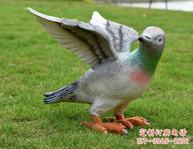 金华深具历史意义的和平鸽雕塑