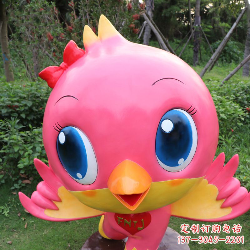 金华中领雕塑精致玻璃鸽子雕塑