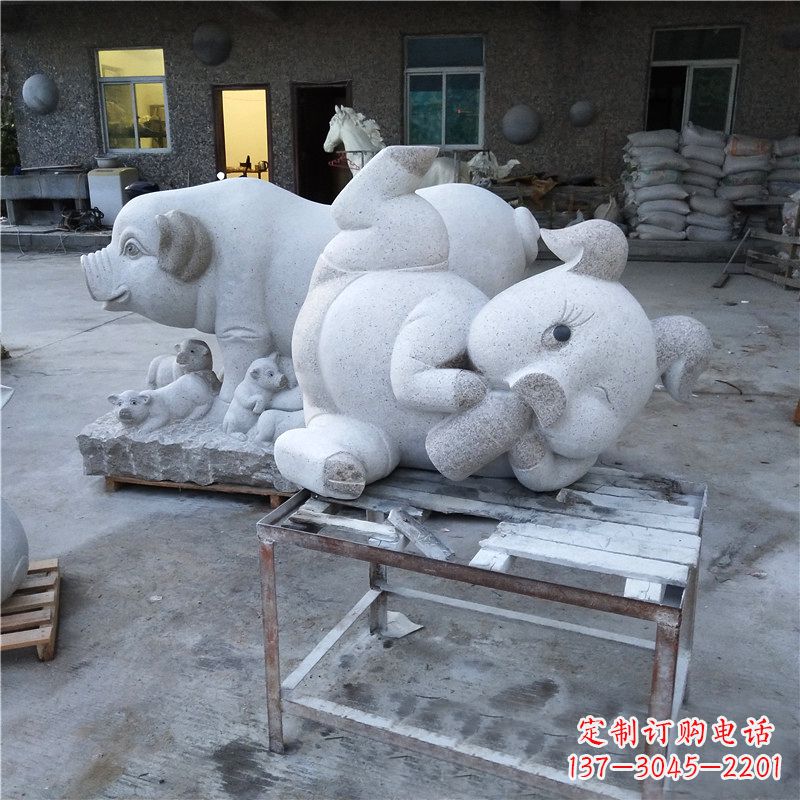 金华精致大理石动物雕塑