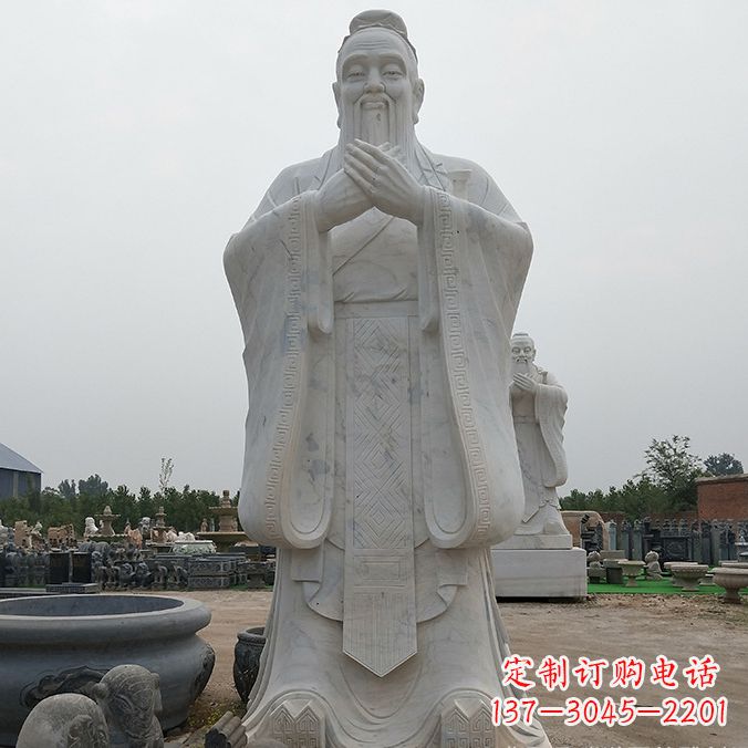 金华孔子玻璃钢雕塑