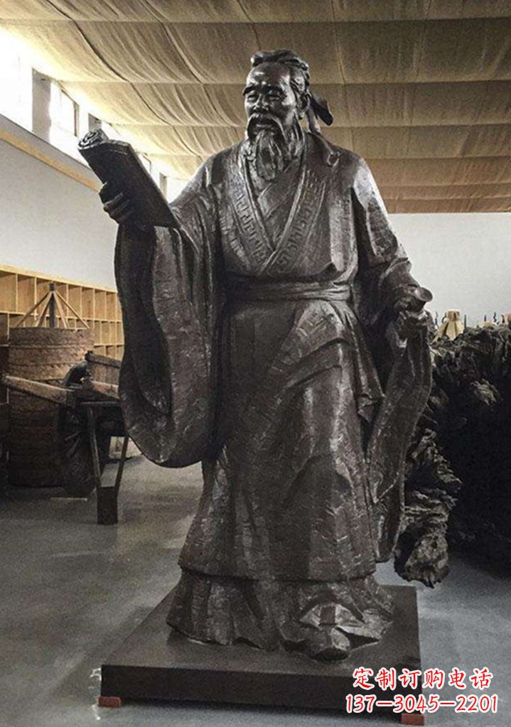 金华孔子雕塑头像