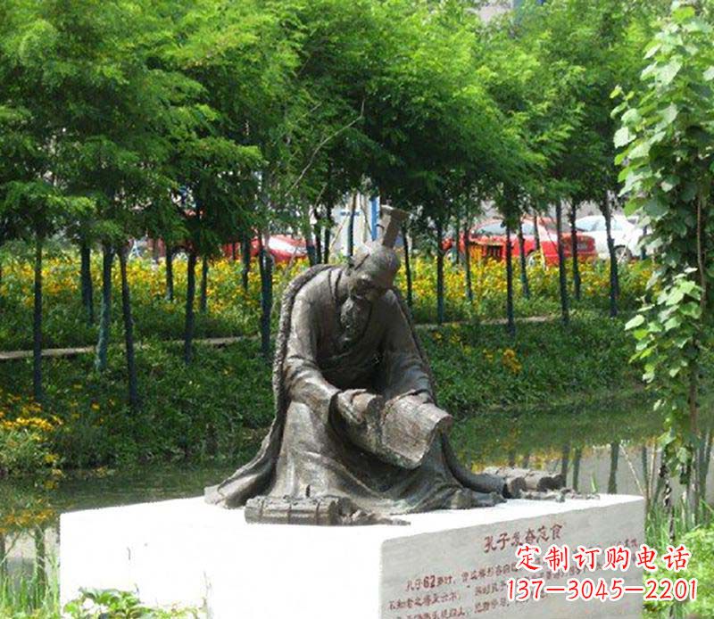金华孔子雕塑,传承古代名人精神