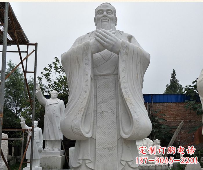 金华孔子古代名人石雕 (5)
