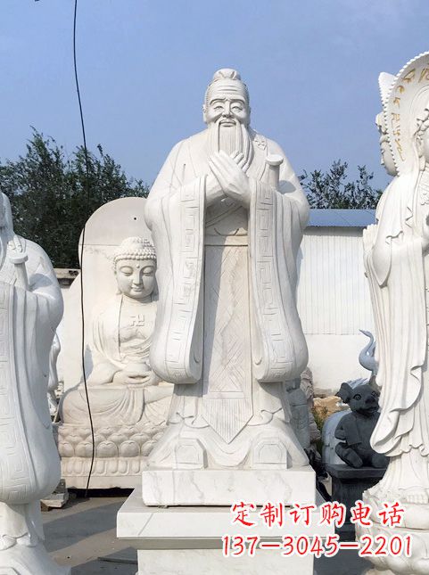 金华拥有古典文化底蕴的孔子雕塑