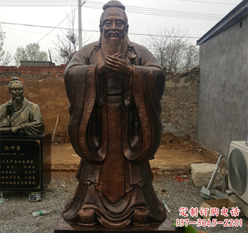 金华体现传统文化魅力精美孔子雕塑