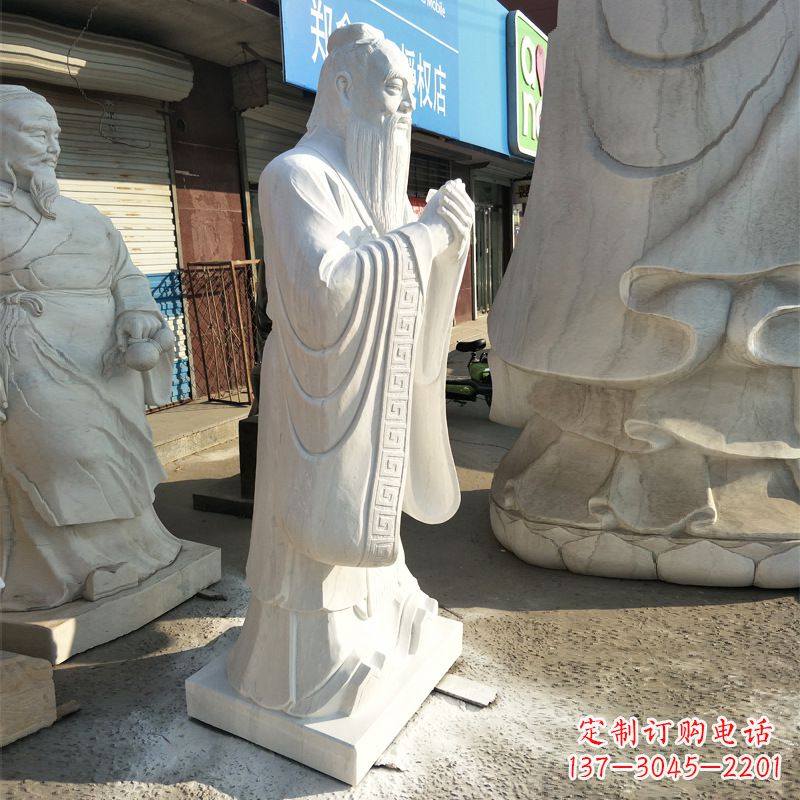 金华中领雕塑|传承传统,唯美的孔子雕塑